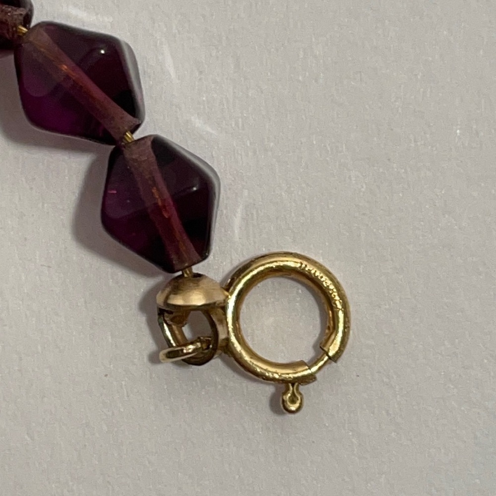 Vintage Amethyst Necklace - Picture 5 of 7